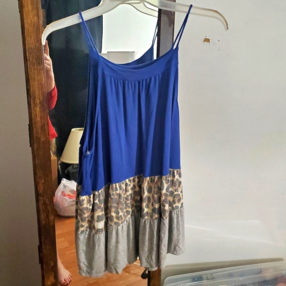 Large Colorblock CY Tank